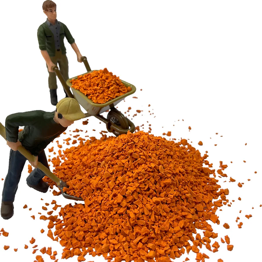 epdm color rubber granules floor surfacing for park rubber walking path jogging track FN-I-24040301