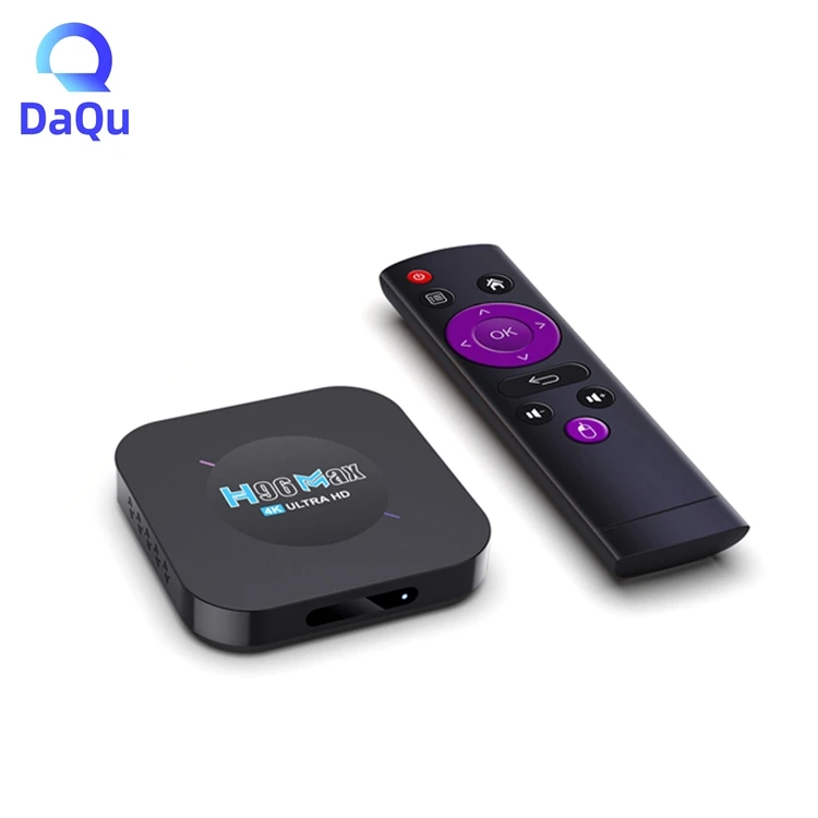 Daqu 2023 cheapest TV box H96 Max M5 RK3318 chip 1G 2G Ram 8G 16G Rom 2.4G WiFi Smart Android 11 low price set top box