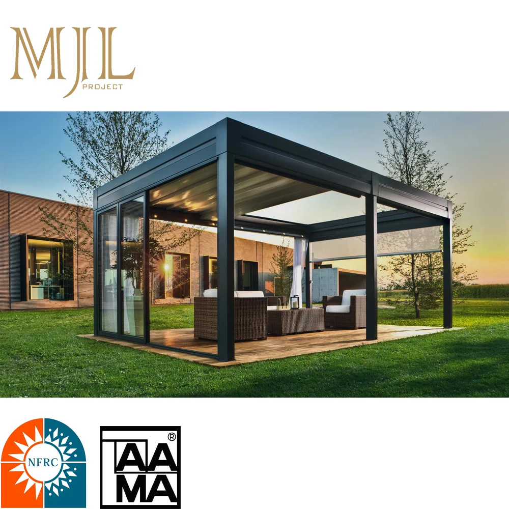 Modern Glass Houses Outdoor Garden Sunroom Free Standing Solar Green Houses In China