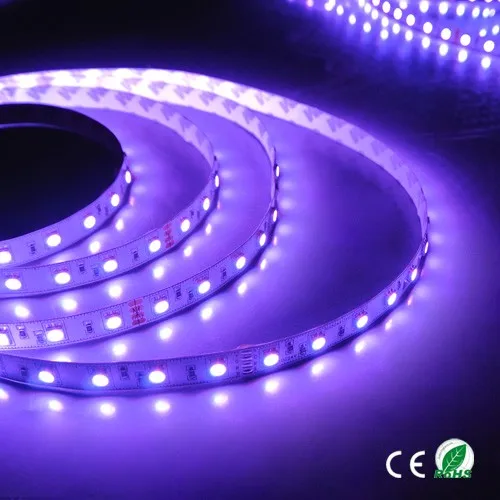 Водонепроницаемый светодиодный чип 30 светодиодов/м 10 мм PCB 5050 RGB DC12V/24V сменный Рождественский фонарь
