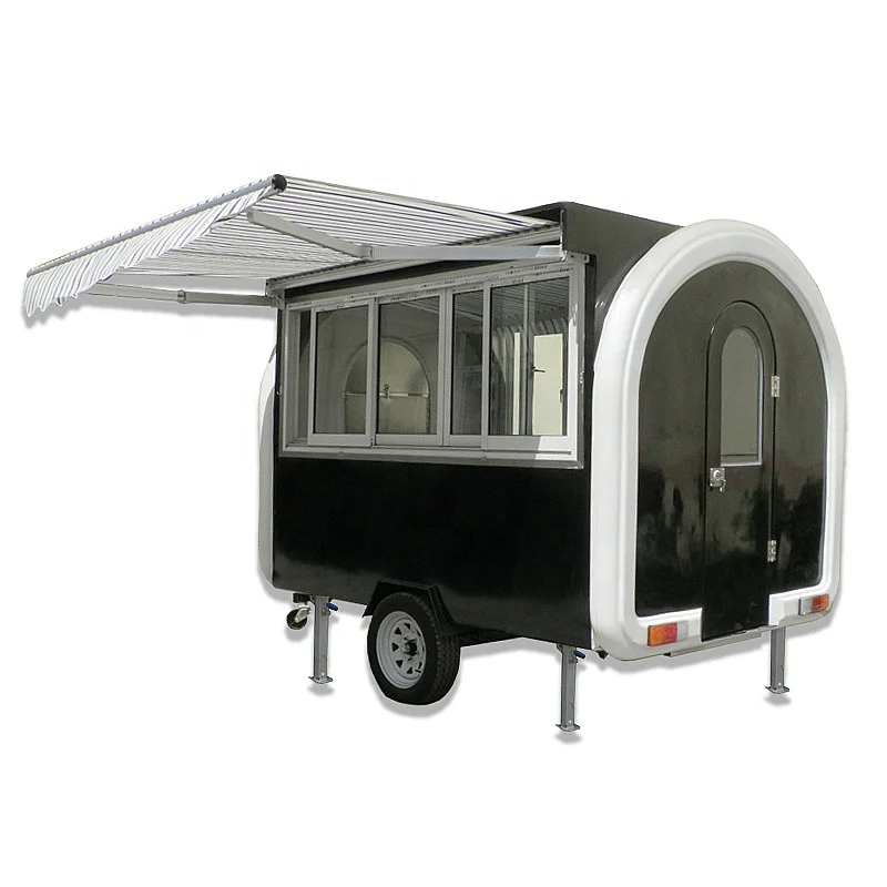 Mobile Coffee Shop Candy Vending churros fryer ice cream food cart trailer