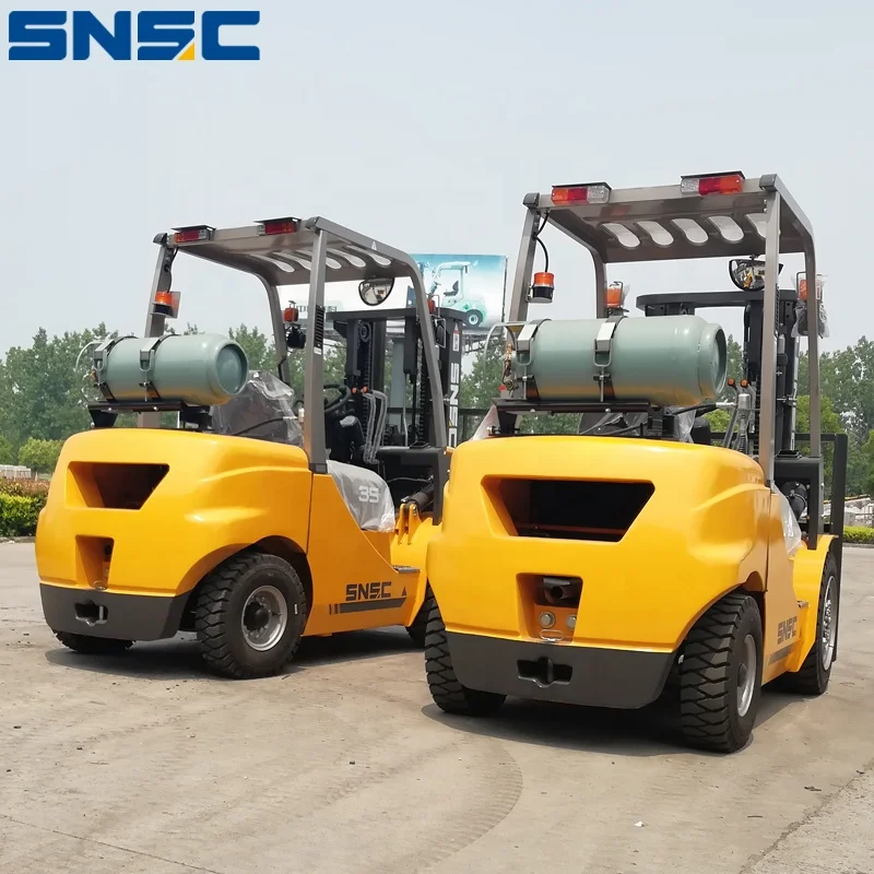 3.5 Ton Gas Gasoline Forklift FL35 Lpg Forklift 3.5ton with Nissan K25 Engine