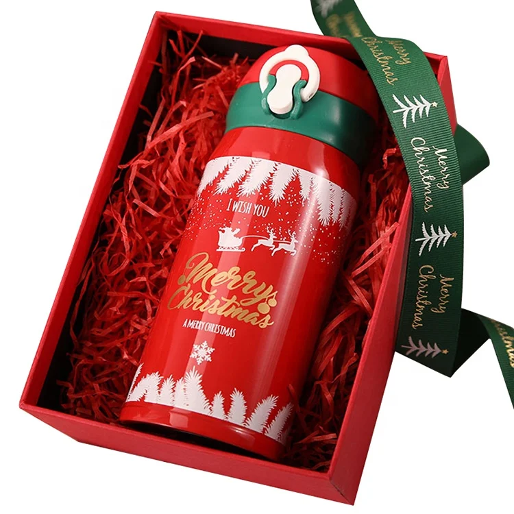 Wholesale Travel Sealed Insulated Stainless Steel Christmas Gift Vacuum Cup Thermos Bottle