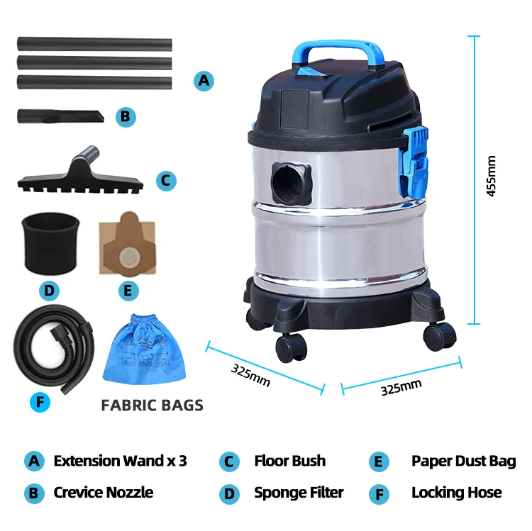 Eako EC813-20L высокое качество с конкурентоспособной ценой экстрактор Мокрый сухой пылесос для уборки пола
