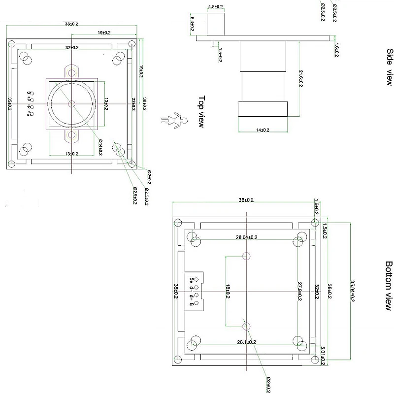 Free Driver USB 2.0 Camera Module 1.3MP oem Mini Micro Camera Module With Ar0130