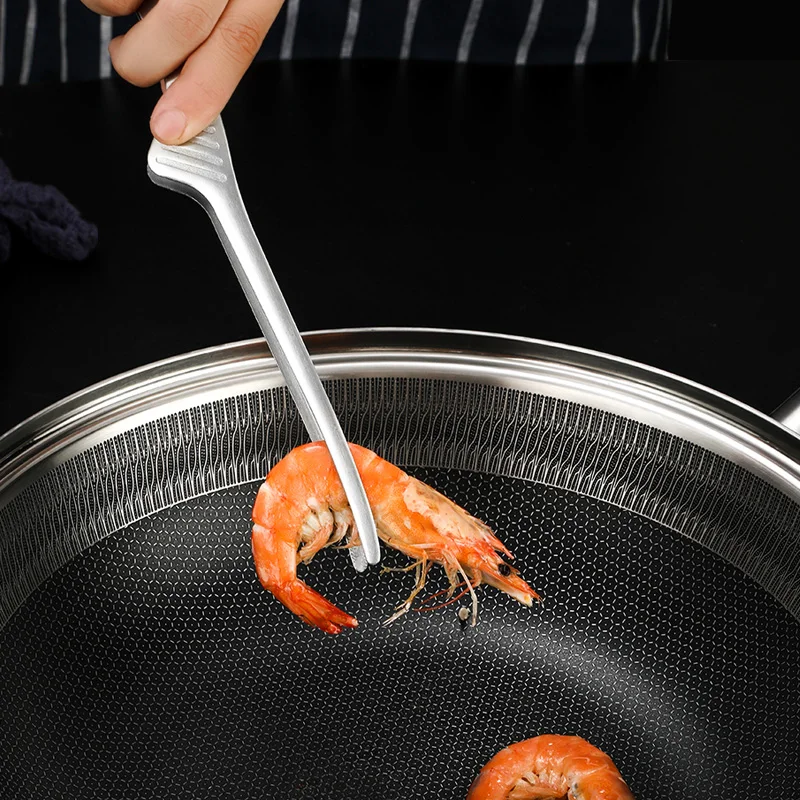 Kitchen Gadgets Restaurant Buffet Stainless Steel Tweezers Barbecue Tongs Kitchen Utensils Food Tongs