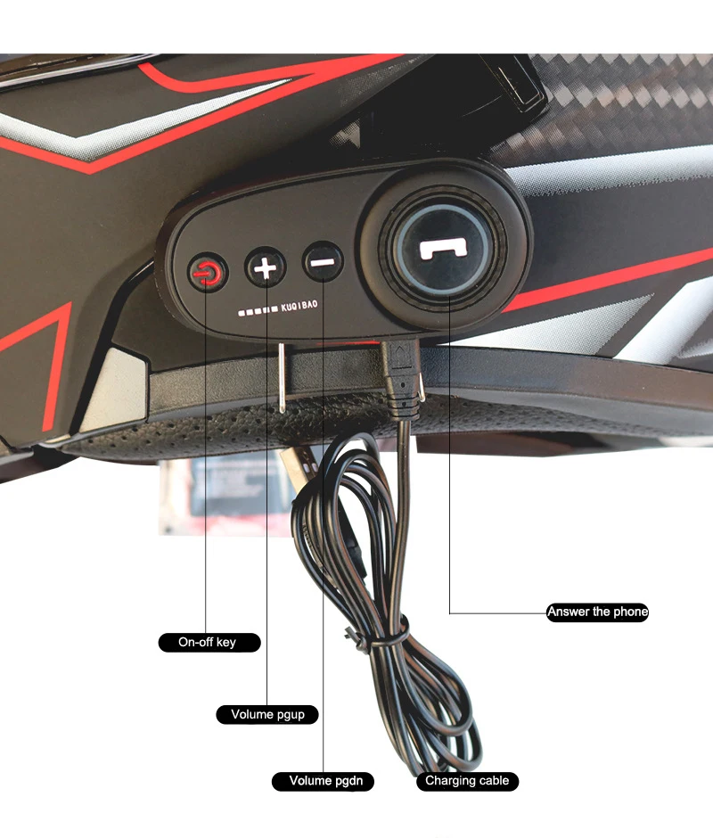 SUBO Customized Electric Motorcycle Helmet Double Lens Revealed Full Helmet Motorcycle Helmet With Radio