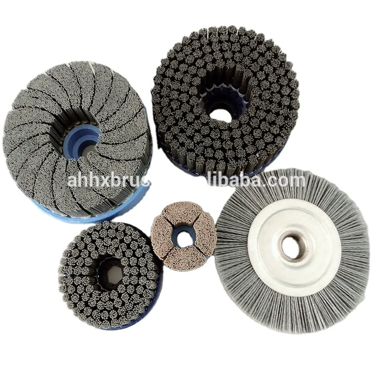 Professional Crimped Wire Circular Wheel Brush Rotary Sweeper Brushes Grinding Machine Filament Cup Sanding Brush