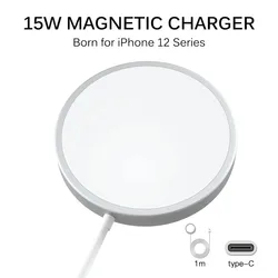15W Portable wireless ma gsafe power bank for ma gsafe iphone 12 phone charger