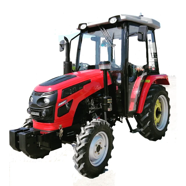 Amazing 4WD Wheel Tractor 4x4 Mini Farm Wheeled Tractor With Implements at cheap price On Sales