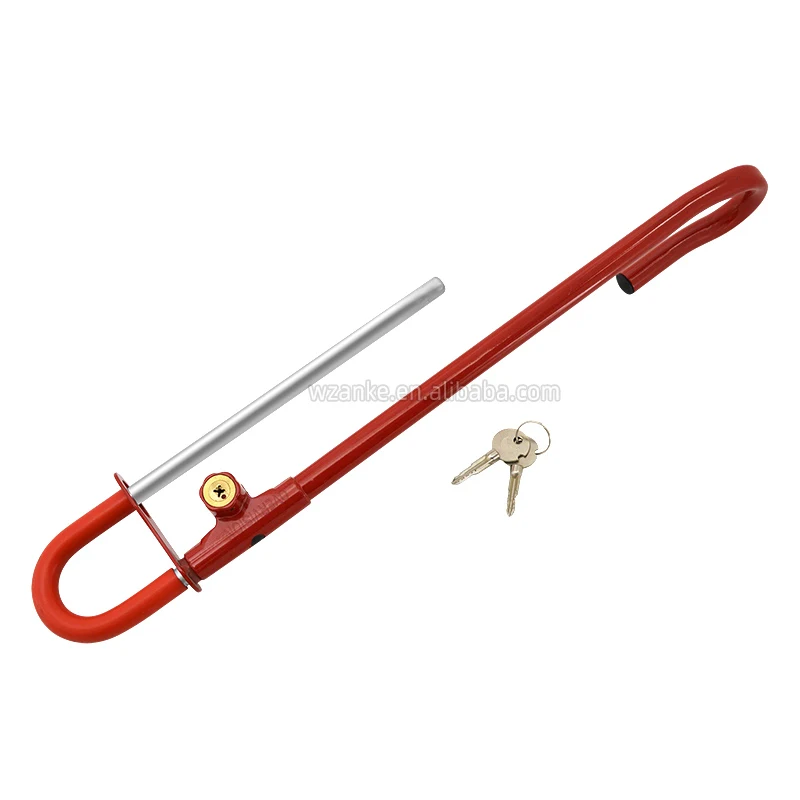 Factory Wholesale Car Steering Wheel Lock Double Hook Twin Bar Steering Wheel Lock