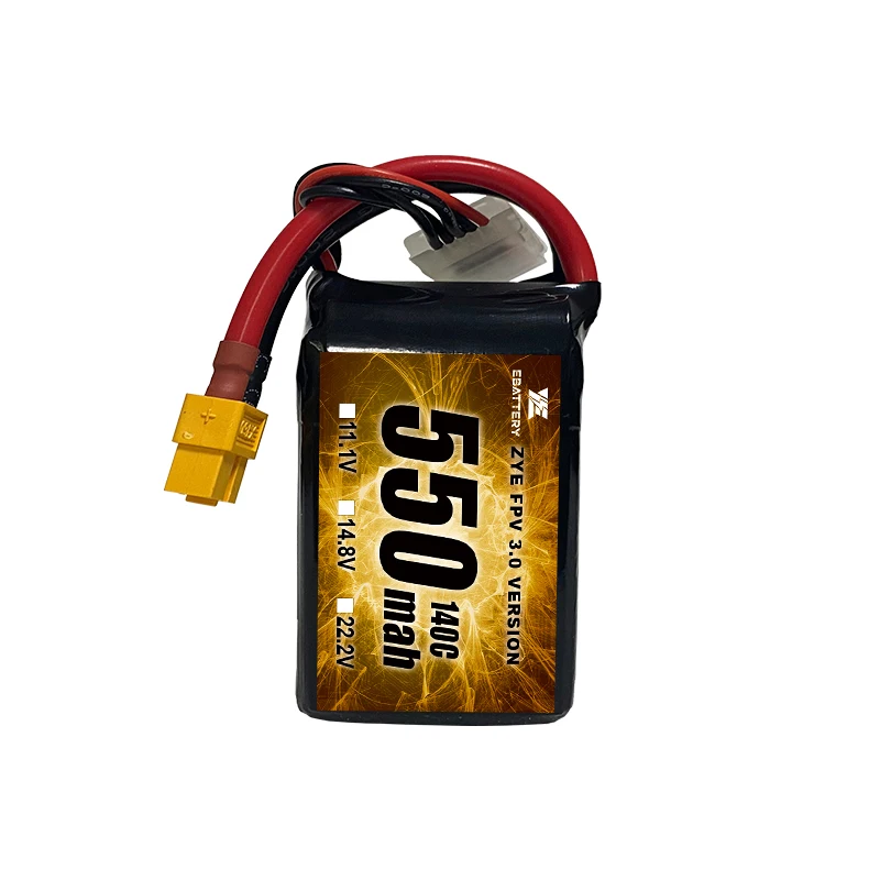 Ebattery ZYE 140C 3s11.1v 6s22.22.2v FPV батарея XT60 550 мАч 650 1350 850 1500 мАч 1800 2000 мАч LiPo XT30 FPV Дрон Радиоуправляемый автомобиль самолет