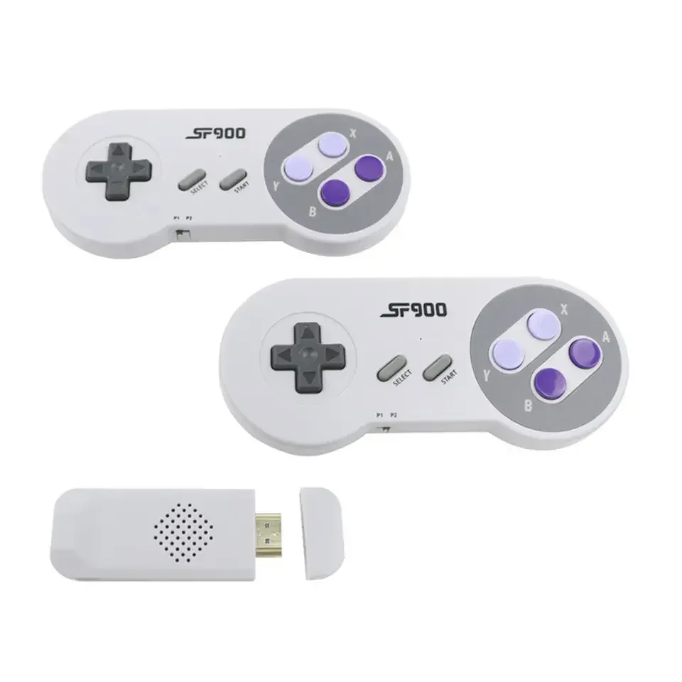 NEW product SF900 Game Stick 4GB Built in  Classic Games Retro Video Game Console 2.4G Wireless controllers HD Out TV Gamin