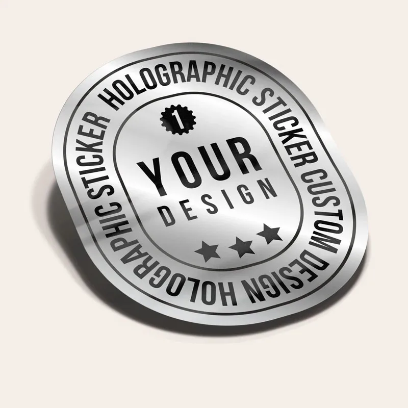 Customized logo pvc thank you waterproof round label sticker for small business