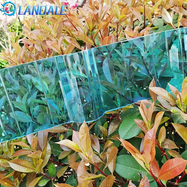 China supplier factory provides polycarbonate sheet for production corrugated panels Roof panels with anti-drip uv protection
