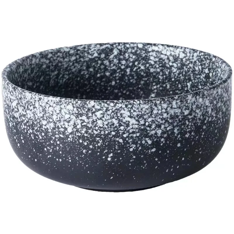 Wholesale Tableware Noodle Bowl 6.5 Inch Retro Ceramics Soup Household Large Porcelain Japanese Bouillon Cups