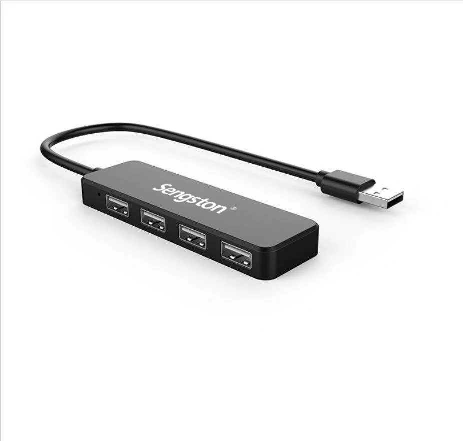 4 in 1 USB HUB 2.0 External 4 Port USB Splitter with micro USB charge for Laptop