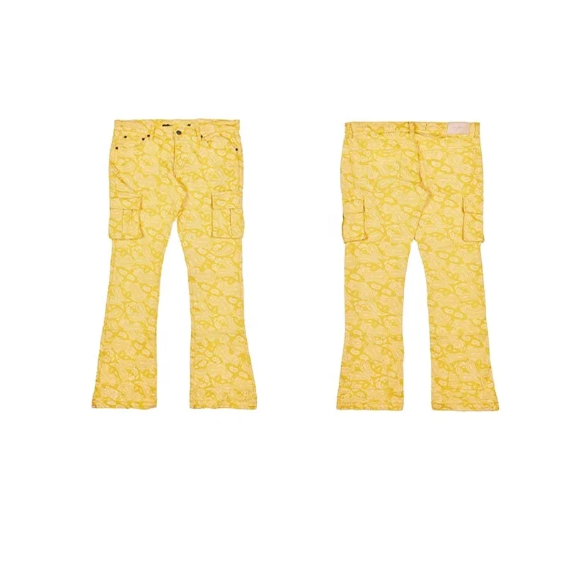 AIPA Customization Children Valabasas Jeans Made For 1-14 Years Old Kids Flared Fit Jeans Stacked Kids Jeans