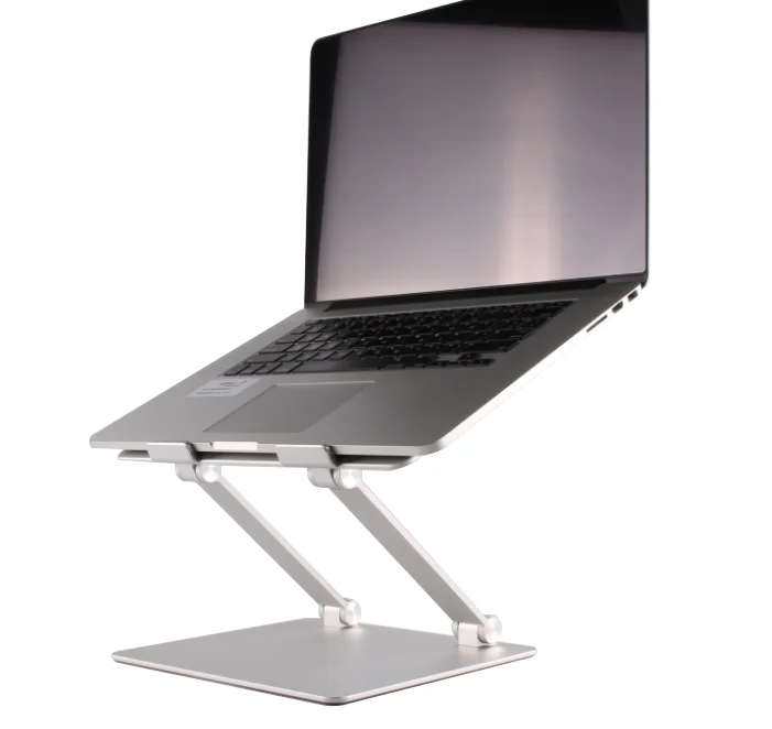 Double-arm Aluminum Alloy Table Top Adjustable Aluminum Ergonomic Tablet Holder Laptop Stand Sturdy Bracket Desk Adjust Stand
