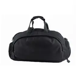 Custom waterproof nylon large capacity travel gym sport duffel bag with shoe compartment