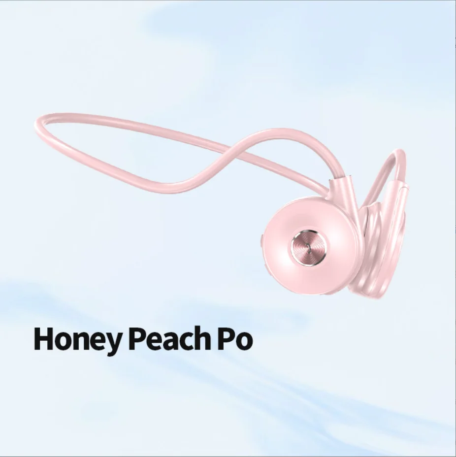 Wire Bone BT 5.1 Headset Wireless Sport Earbuds Neckband Earphone Bone Conduction Headphones with Microphone