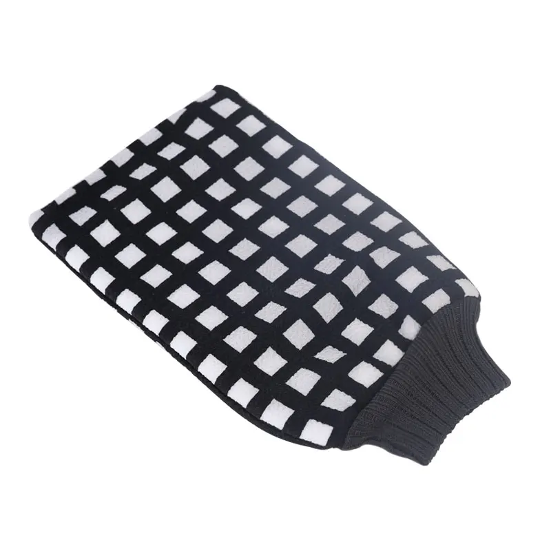 2022 Slap--up Design 100% Viscose Fiber With Terry Towel Body Exfoliating Gloves Home Bath Scrub Kessa Mitts