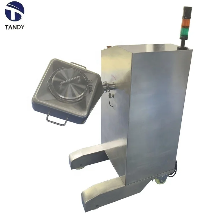 Collagen fines premixing small volume rotation lab container homogenization mixer factory price