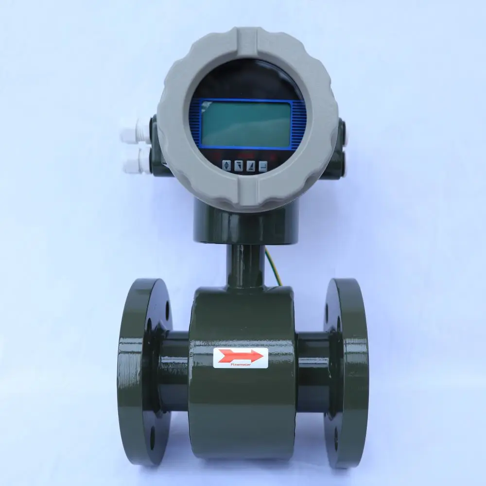 Digital water food grade flowmeter electronic flow meter industrial intelligent sewage water magnetic electromagnetic flowmeter