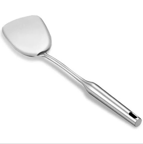 Германия 304 нержавеющая сталь кухонная посуда набор сковорода лопатка ложка для супа шлицевая ложка Анти-Горячая шлифовальная ручка