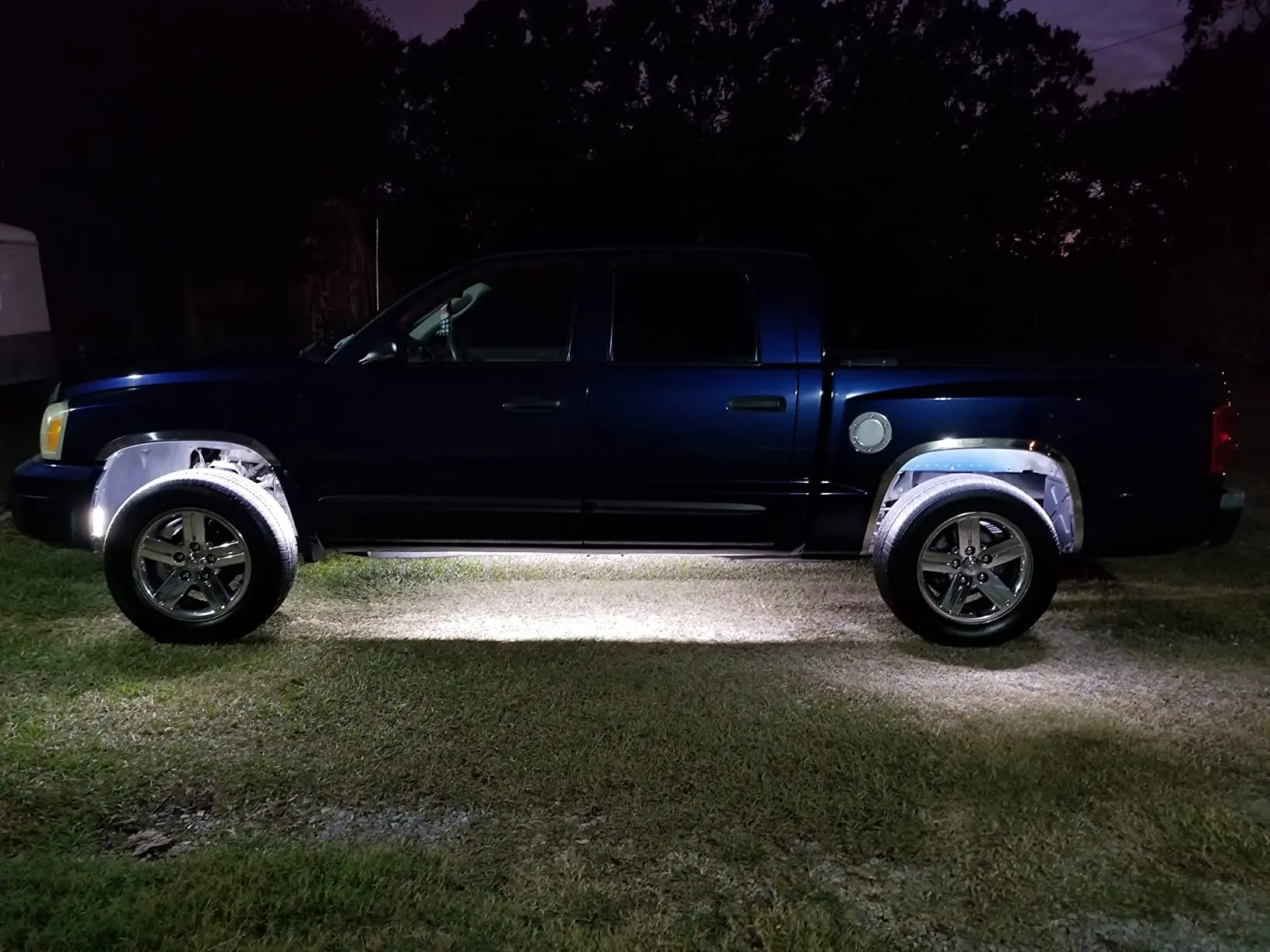 RGB LED Truck Bed Light Strip Kit Neon Accent Lights Splitter Extension Cable for Cargo Pickup Truck Camper RV SUV Boat