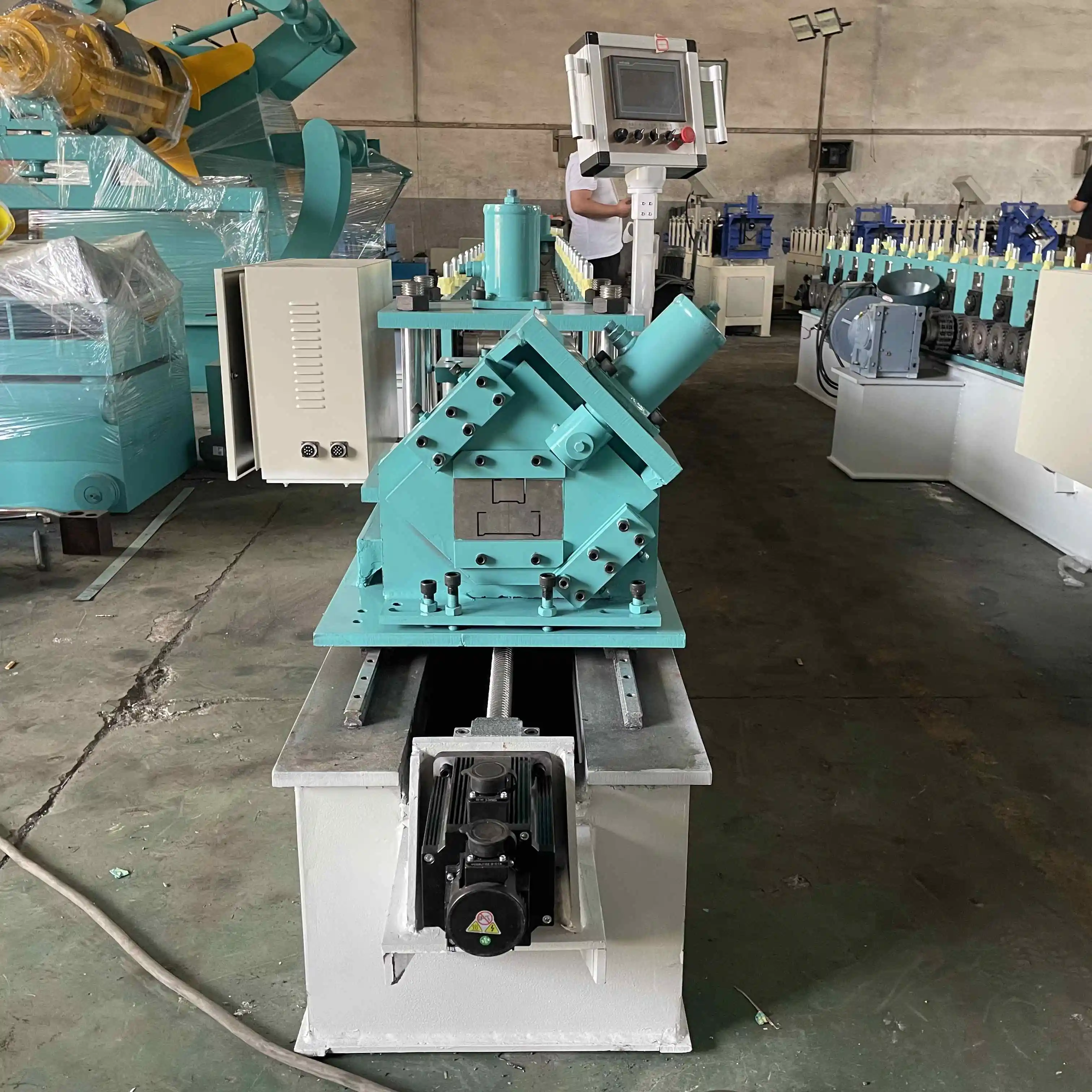 High Speed Cold Formed Steel Stud Track Making Light Gauge Steel Framing Machine