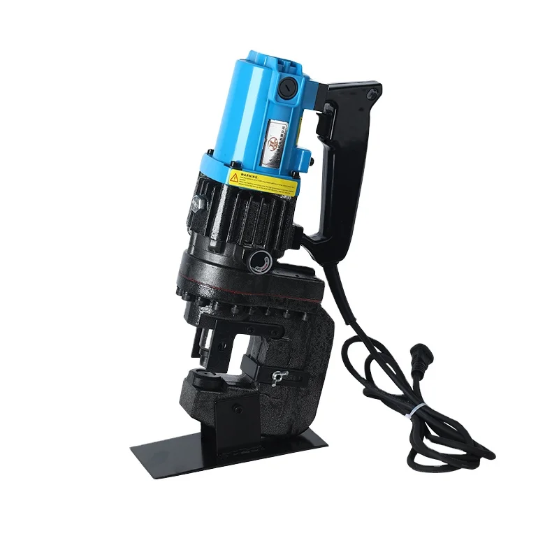 Electric Hydraulic Hole Puncher  1200W Punching Machine  Metal Hole Punch with Carbon Brush 5 Dies for Iron Copper