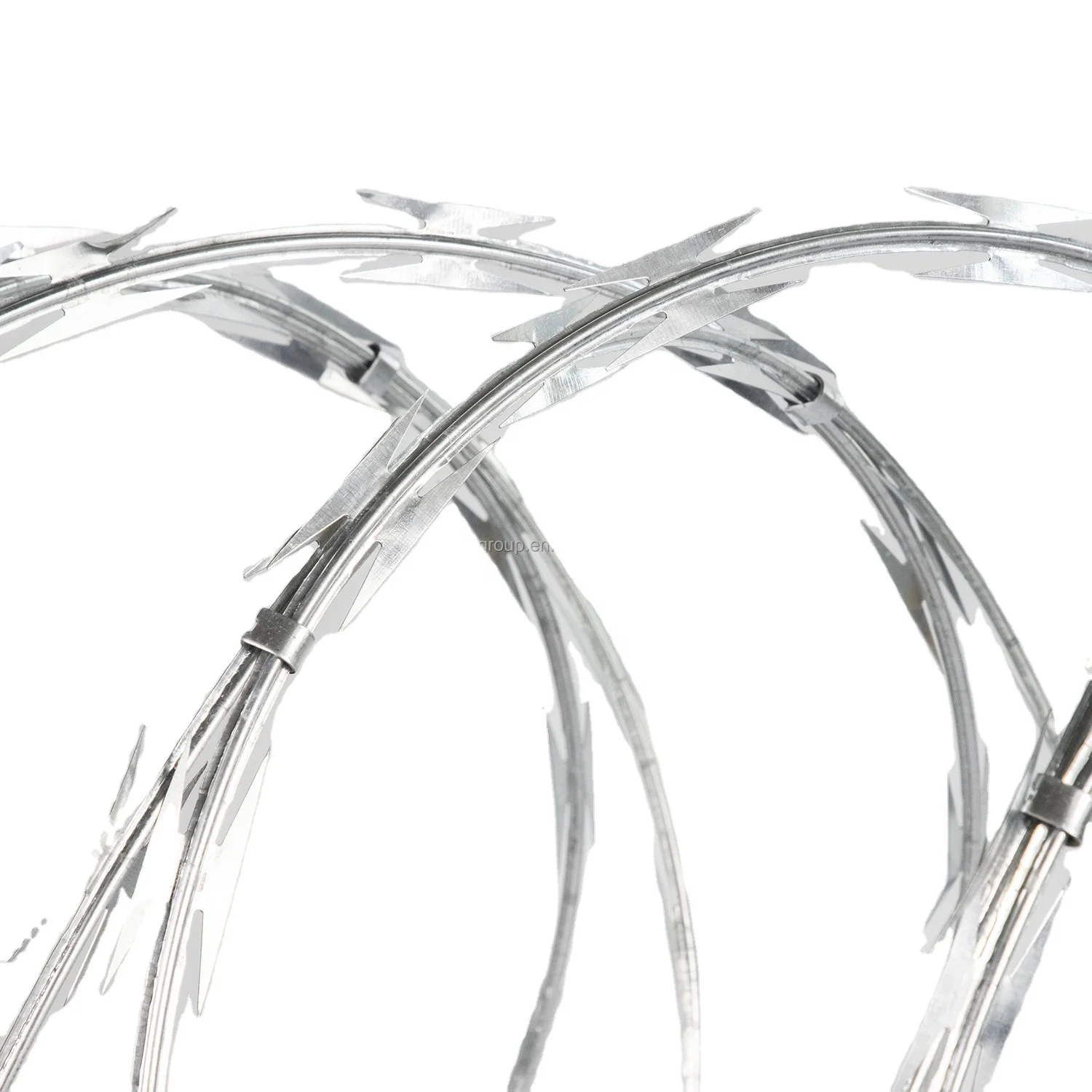 Manufacturer offer BTO-22 Hot Dipped Galvanized Concertina Razor Barbed Wire for Security Fence Razor Wire