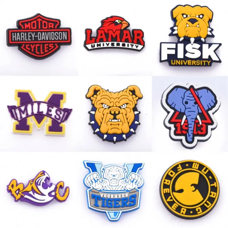 Miles College Golden Bears Shoe Charm HBCU Golden Bears Ship Hip Hop Charms Culture Charms