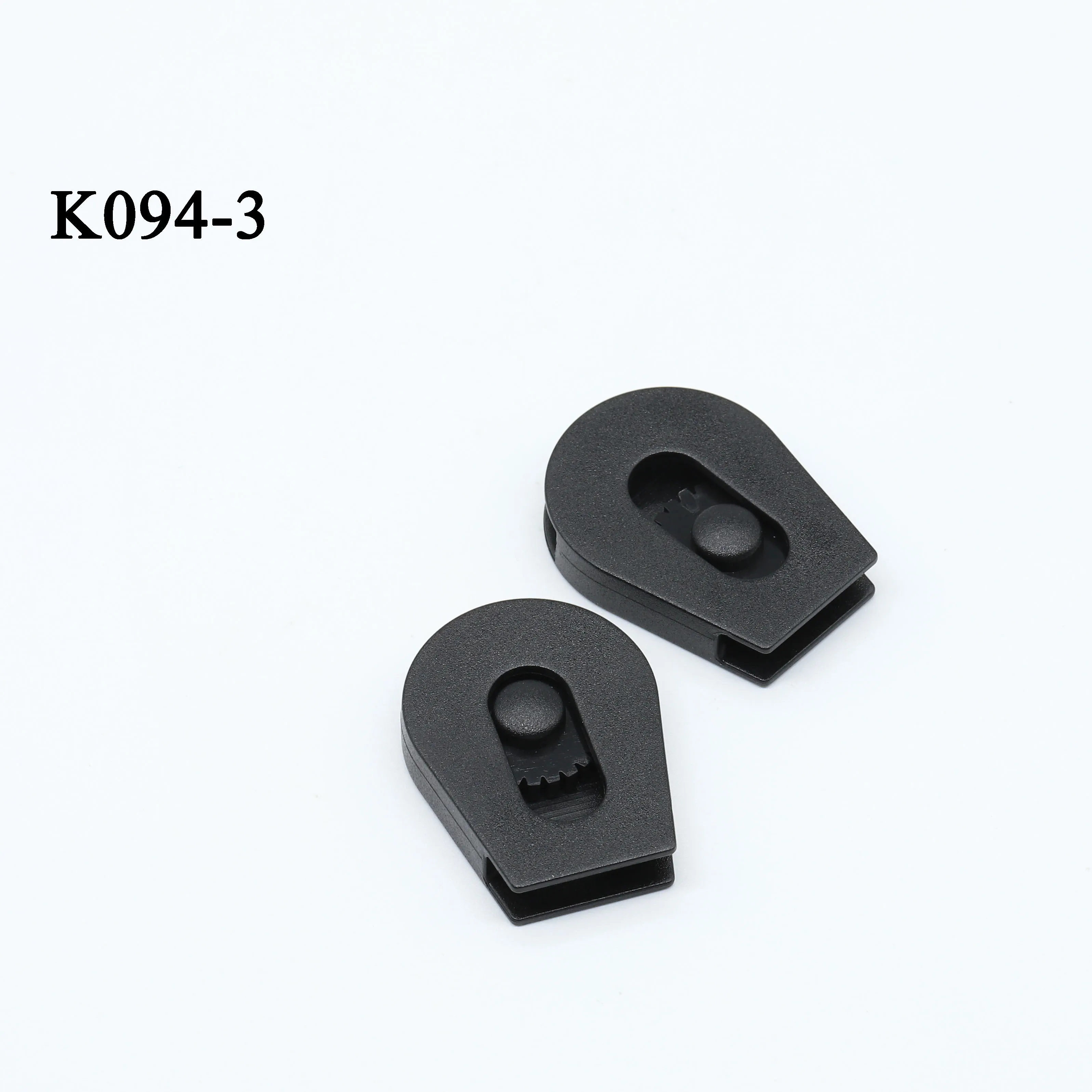 Plastic Wheeled Cord Lock Clamp Toggle Stopper for Paracord Drawstrings Clothing Bungee