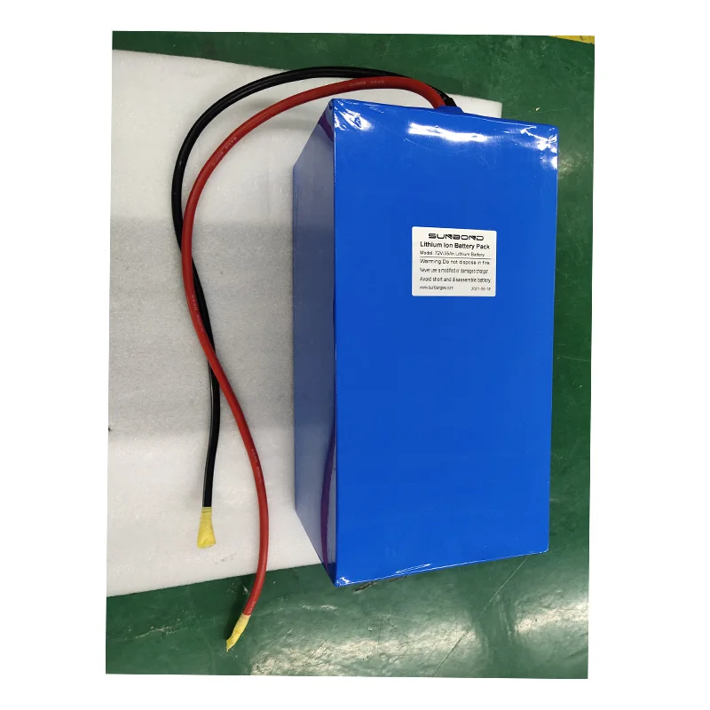 SUNB Rechargeable LiFePO4 Battery 72V 35Ah 40Ah 50Ah Lithium Ion for 4000W