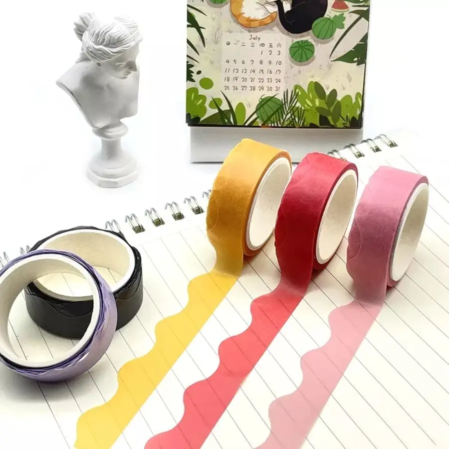 Creative Die-cut Washi Tapes Wholesale Custom Printing Gift Wrapping Die Cut Craft Washi Tape