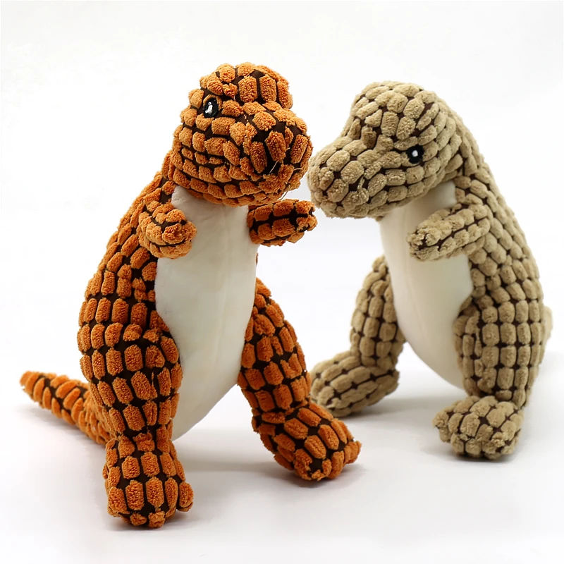 
Dog vocal toys puppies large dogs molar teeth bite resistant clean teeth pet toys dinosaur series baby puzzle plush toys 