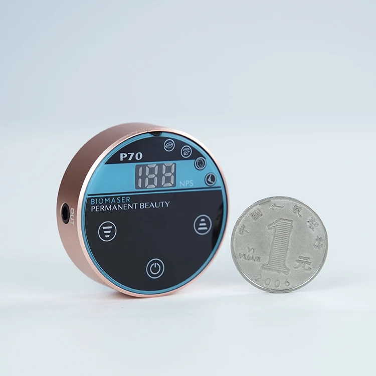 Biomaser P70+9871 black power supply eyebrow pen kit gun tattoo pen cartridge tattoo machine pen with coreless motor