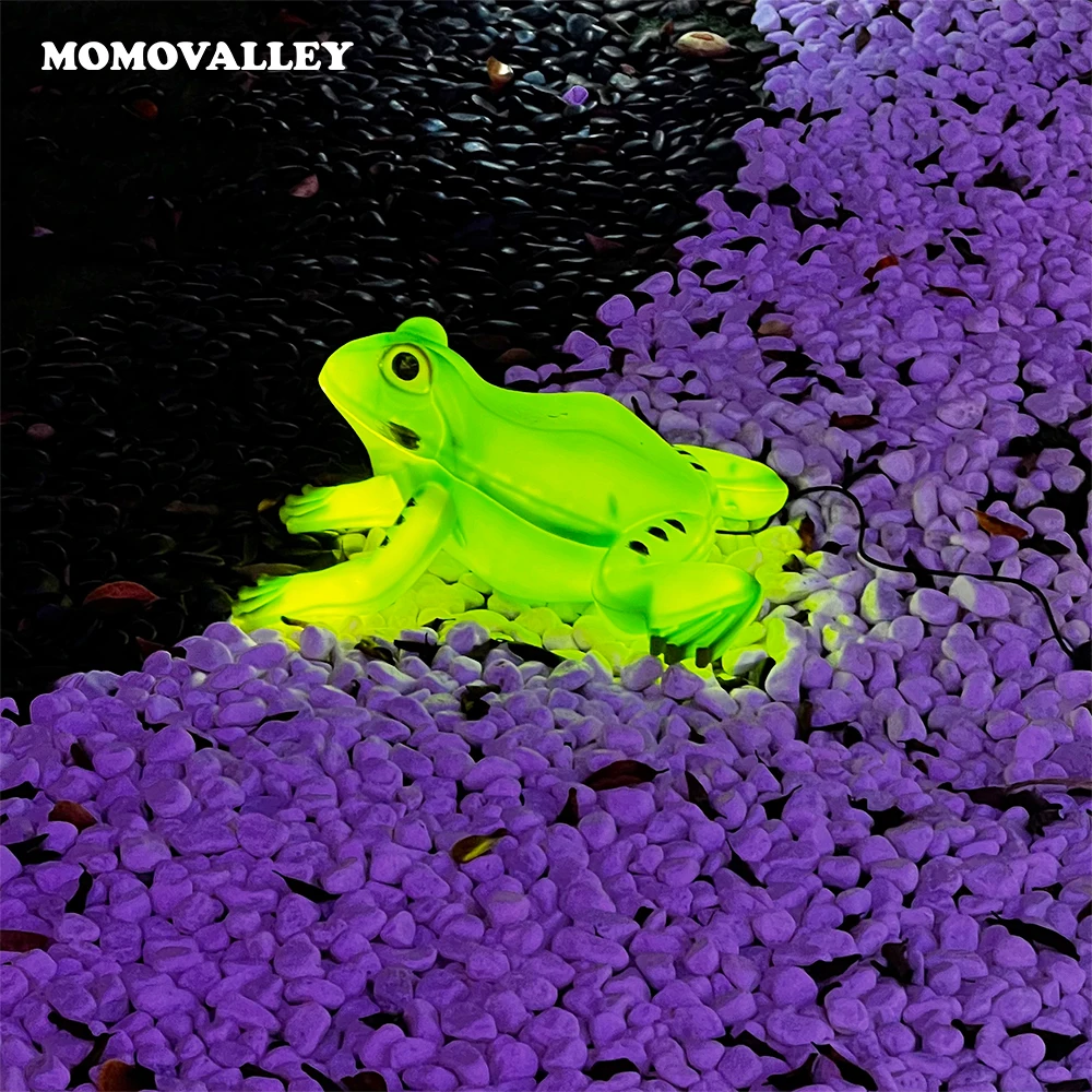 Momovalley outdoor waterproof christmas light displays frog garden decorations of attraction parks decorative light