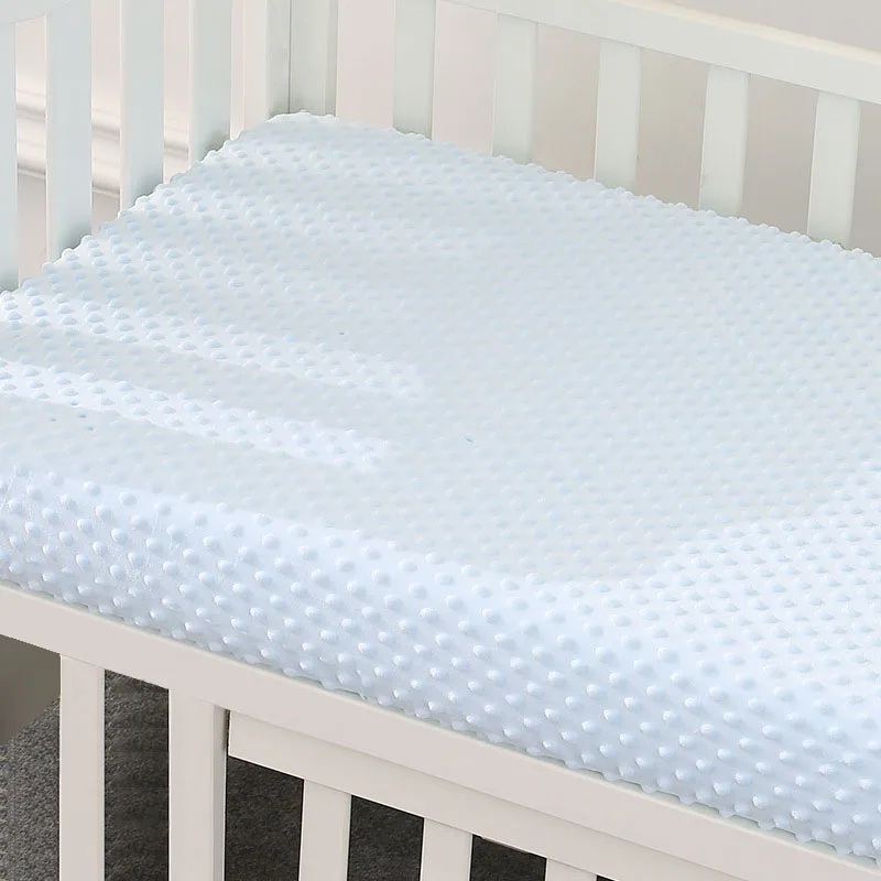 OEM/ODM baby bedding set with dots cold proof bassinet sheets comfortable antiskid baby fitted crib sheet