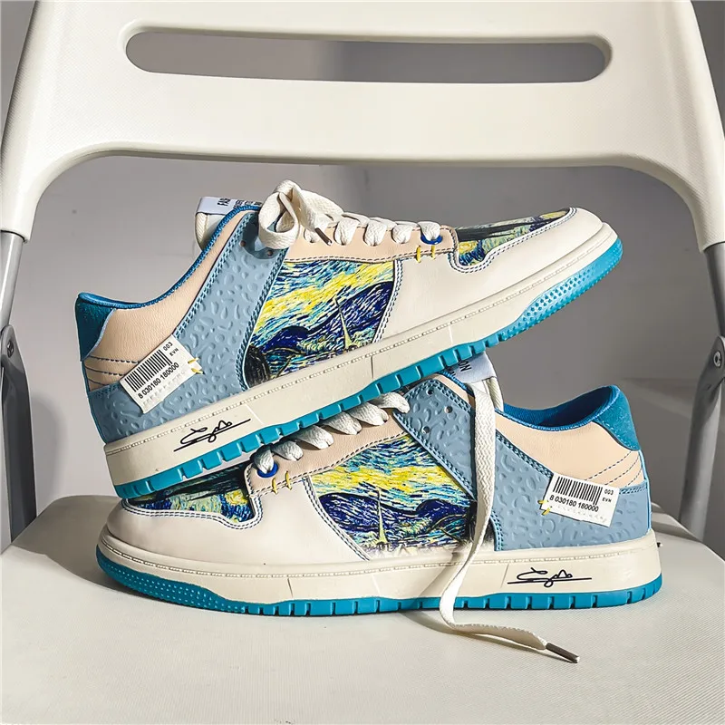 OEM ODM Sneaker for Men Design Blank Retro Shoes Custom Sneakers Walking Skateboard Shoes Zapatillas canvas trendy shoes for Men