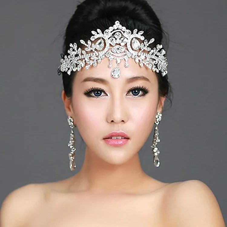 Fashion Bridal Crystal diamond Tiara Crowns Hair Accessories For Wedding party Tiaras Crowns