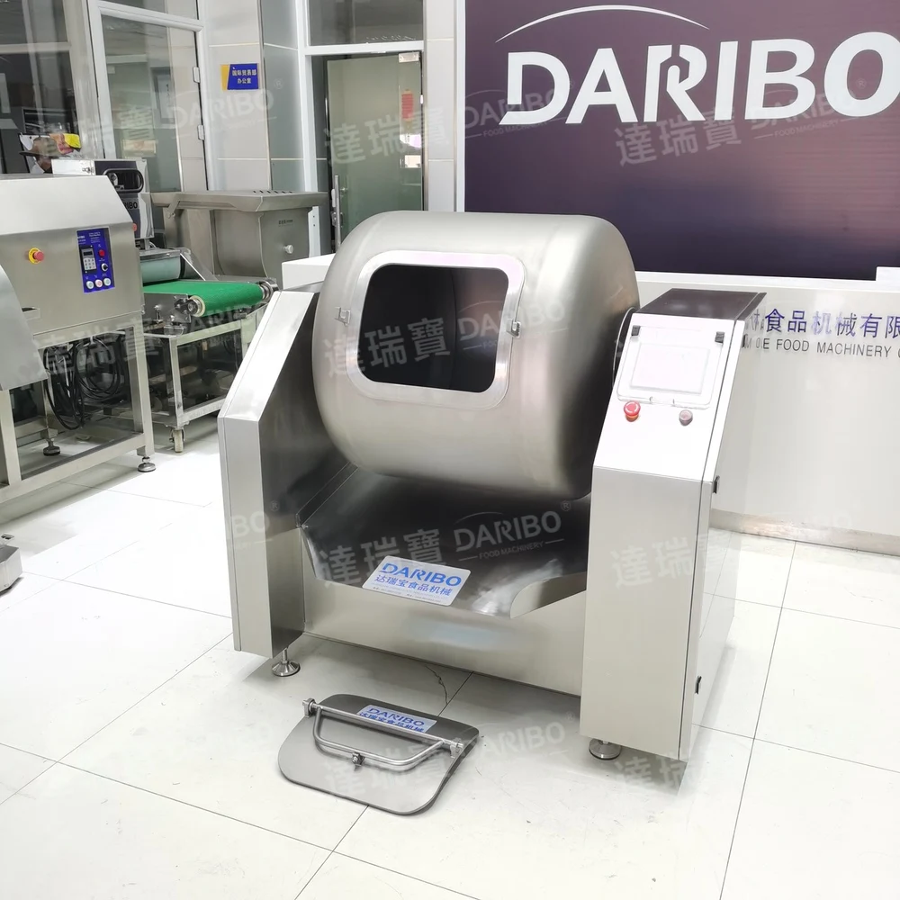 Factory price vacuum meat blender fish marinating machine