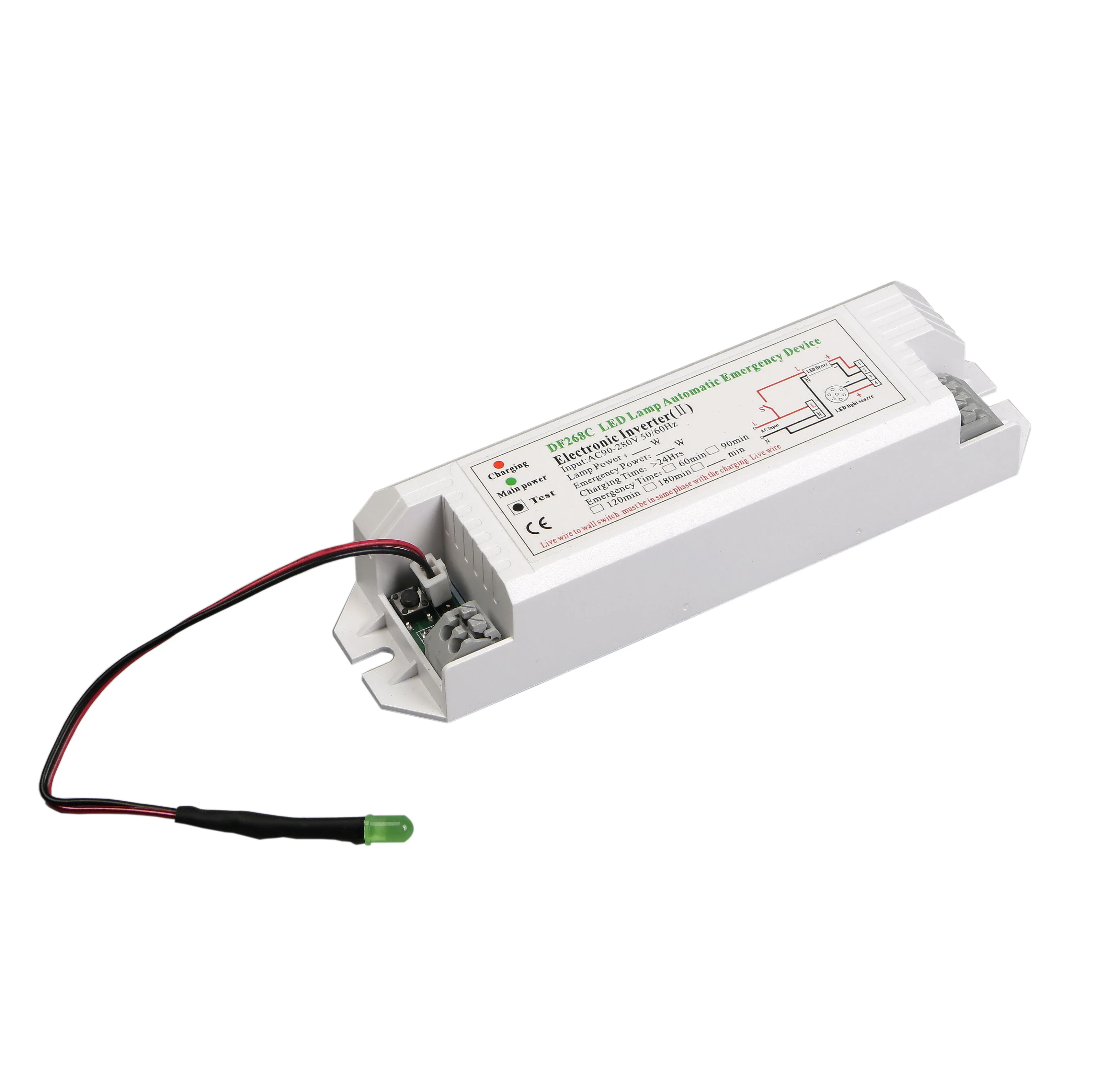 Hot sale LED emergency driver power supply for 3-40W lamps down to 5W  1.5 hours with rechargeable battery