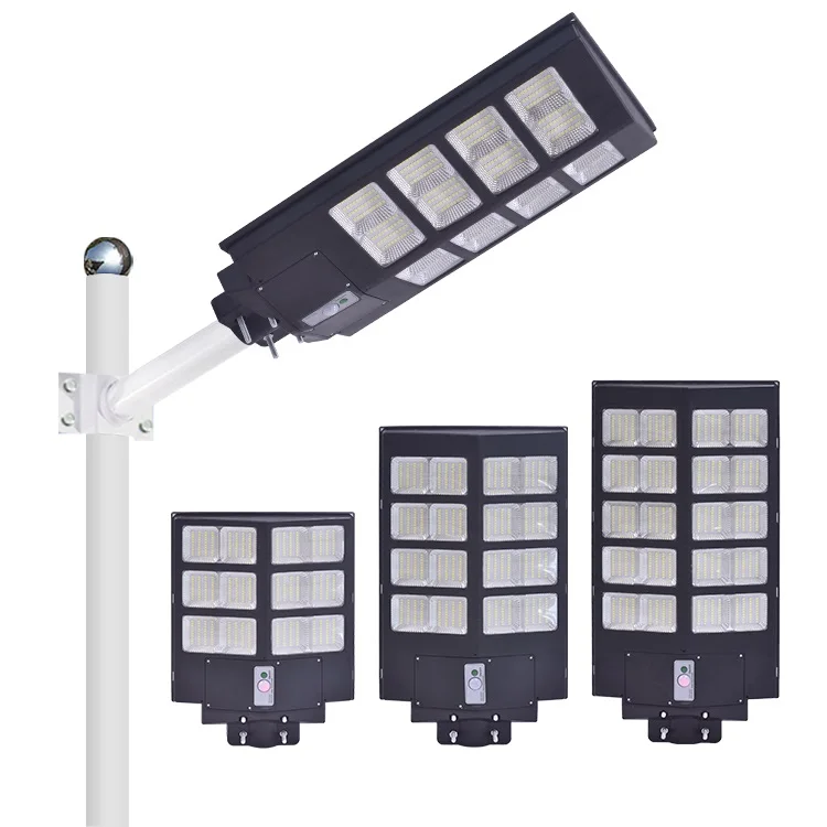Hot Selling Ip65 Waterproof Outdoor ABS 300 400 500 w Integrated All In One Led Solar Street Light