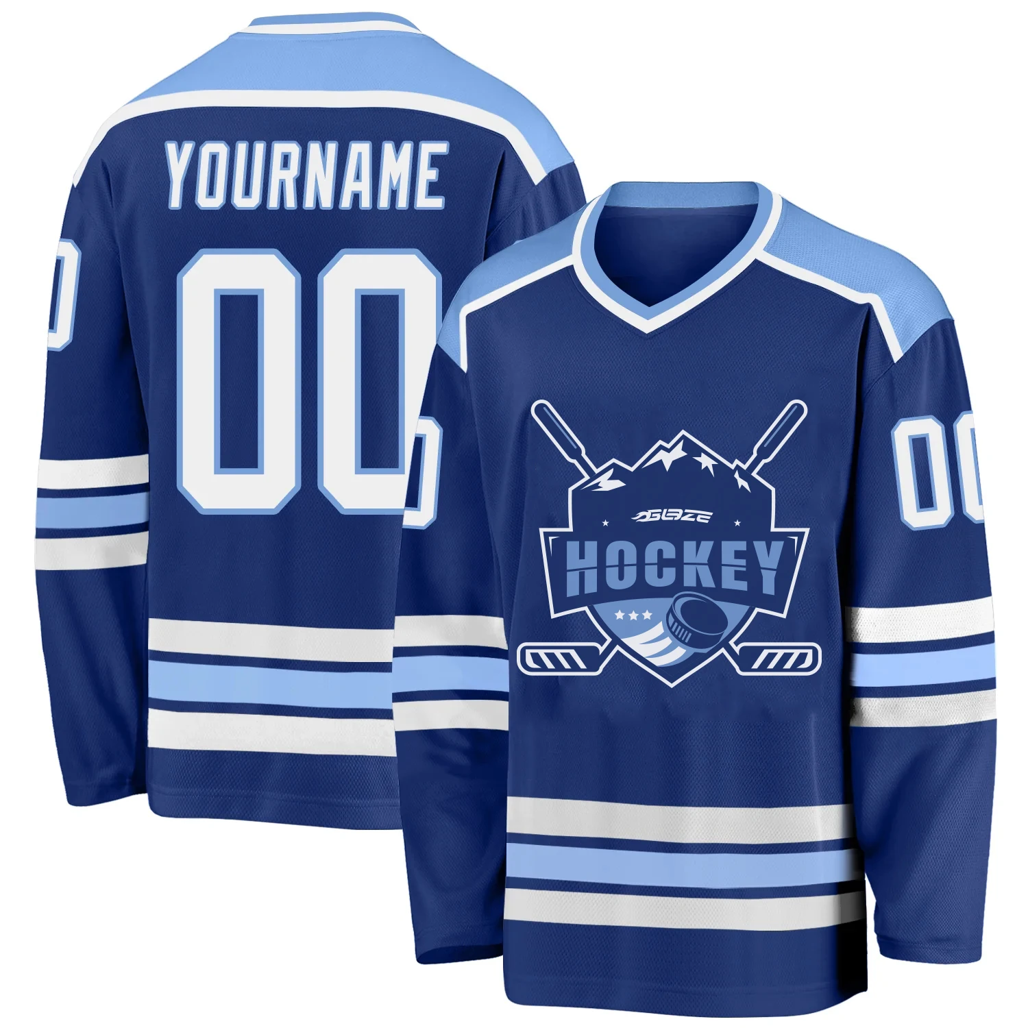 Wholesale custom Embroidery applique ice hockey jersey 100% polyester hockey jersey