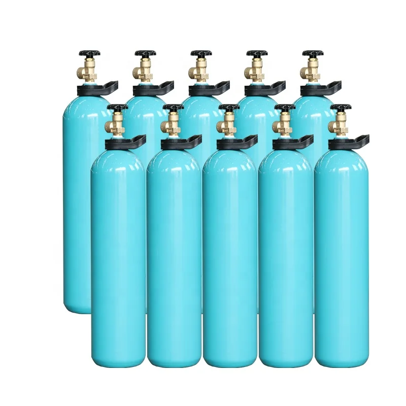 Empty Co2 Cylinder Helium Gas Tank High Pressure Seamless Steel Nitrogen Oxygen Gas Cylinder