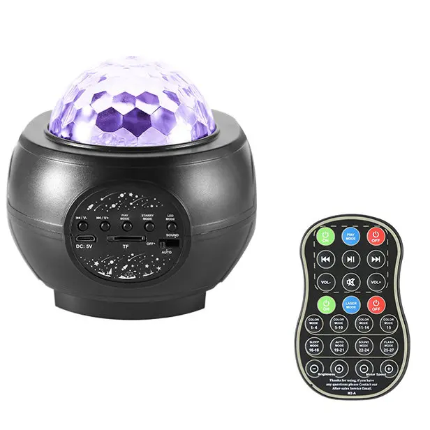 Kids Gift Colorful laser Starry Sky Projector LED Night Light Projector With Music Player Dropship BT Remote