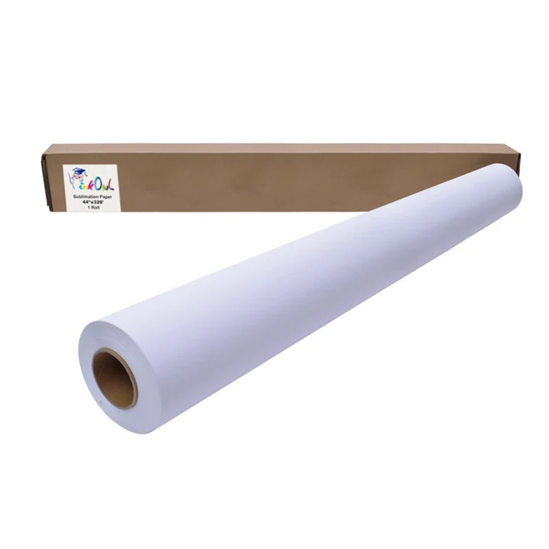 Heat Transfer Printing Paper Film Coated Sublimation Paper Thermal Paper Rolls For Digital Sublimation Printer